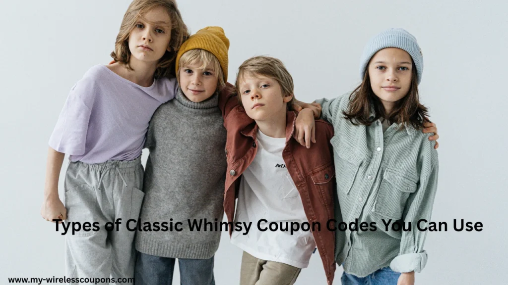 Types of Classic Whimsy Coupon Codes You Can Use